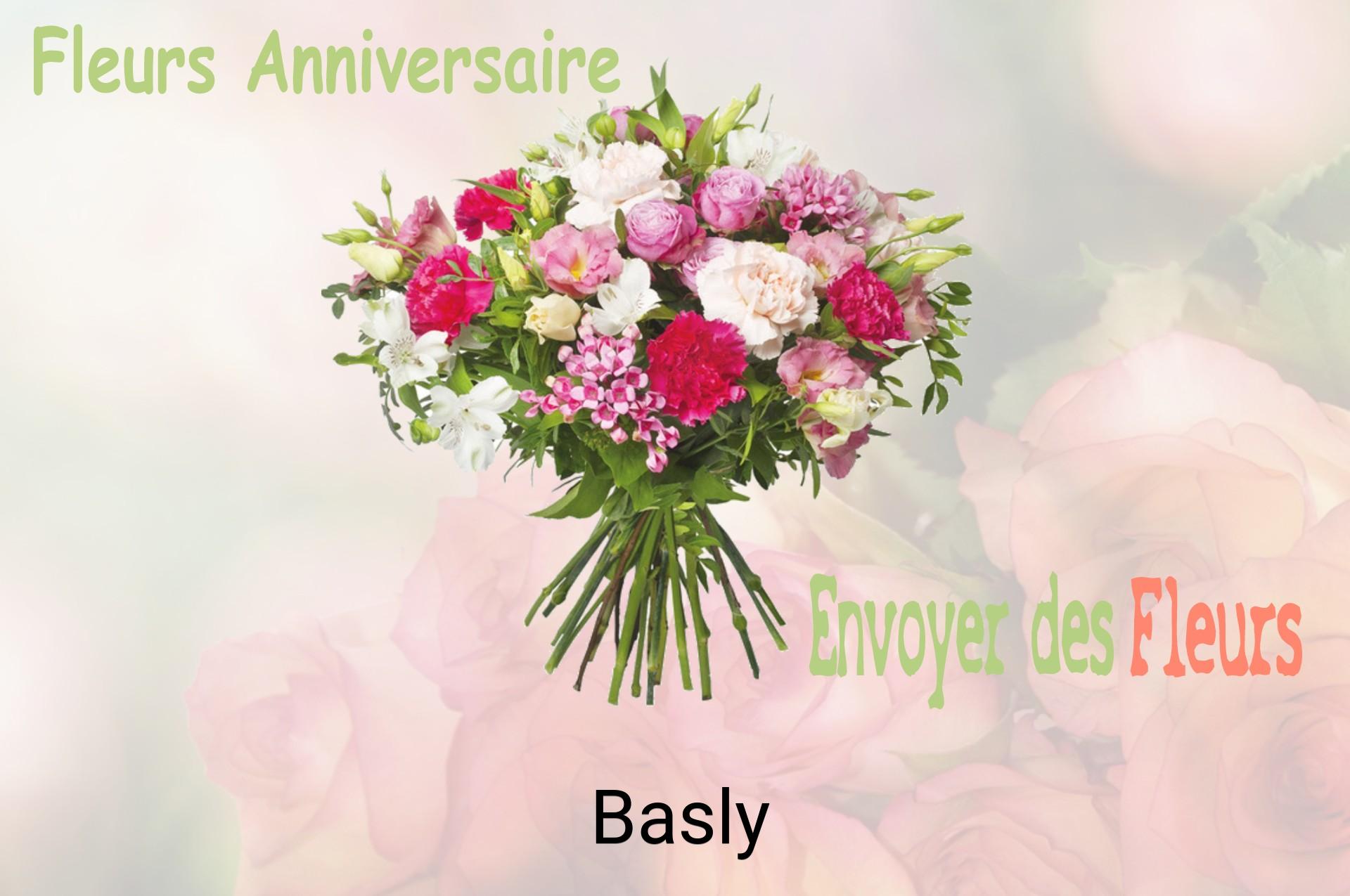Bouquet de fleurs d’anniversaire livré à Basly