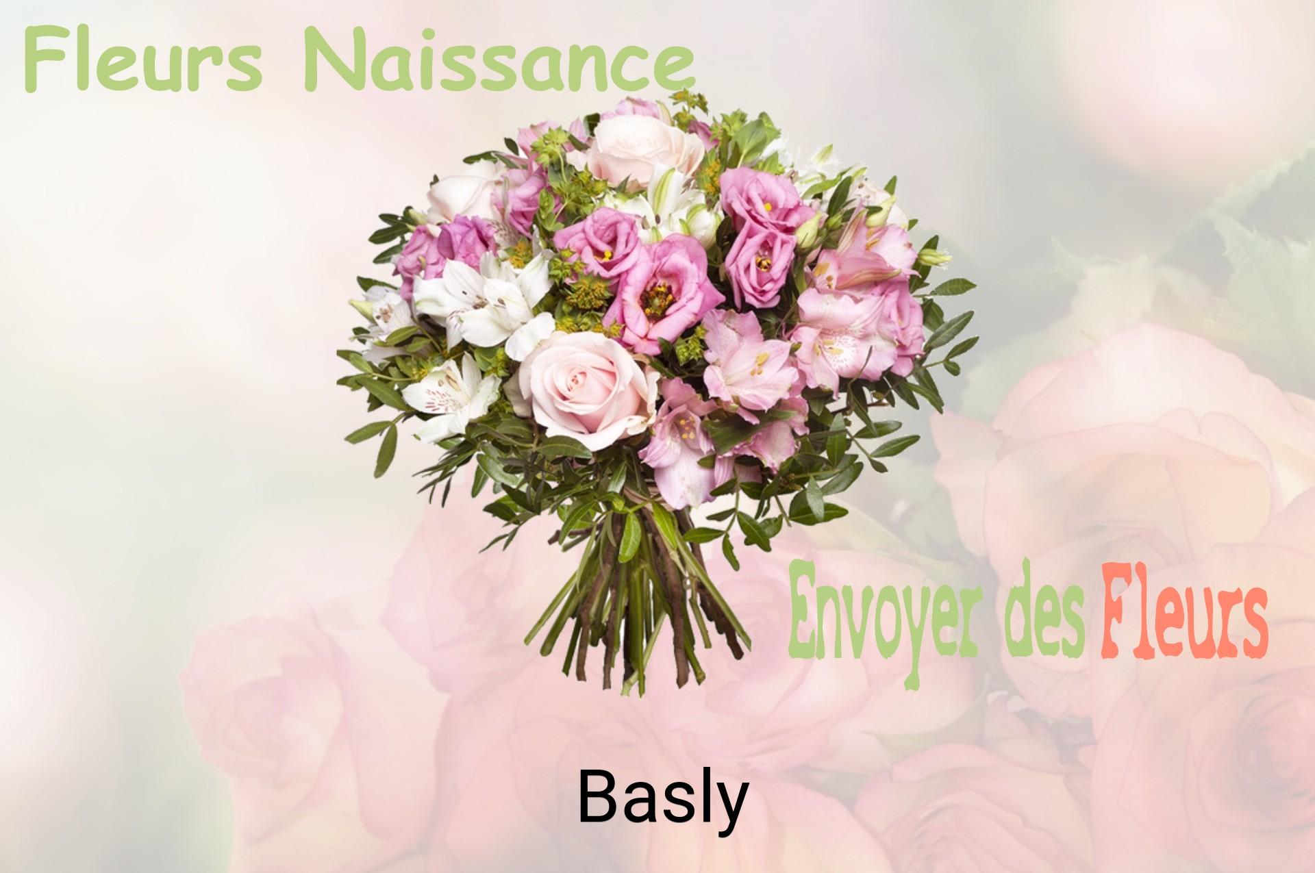 Bouquet de fleurs de naissance livré à Basly